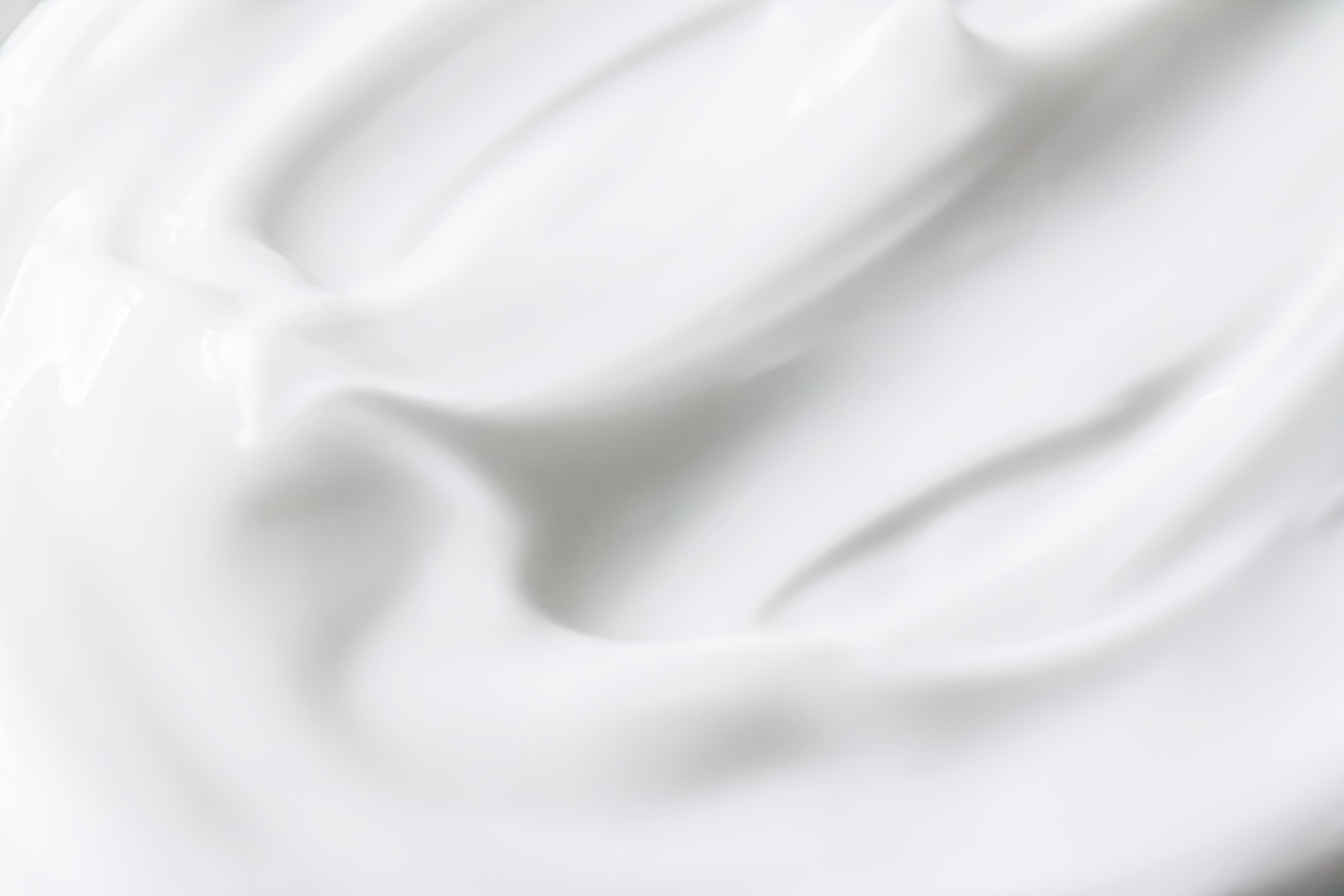 Pure White Cream Texture as Abstract Background, Food Substance or Organic Cosmetic